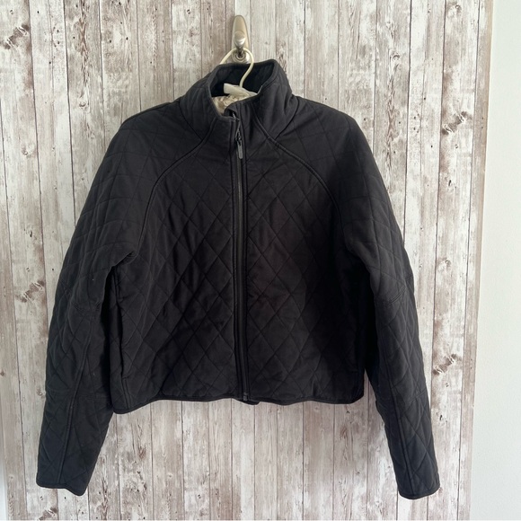 Lululemon Black Quilted Calm Cropped Women's Jacket 8